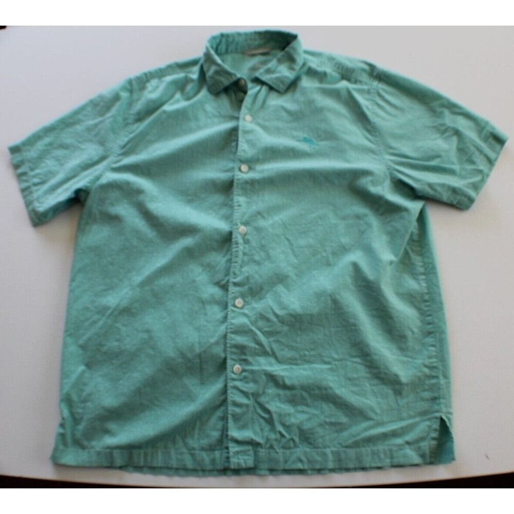 Tommy Bahama Mens Button Down Silk Shirt Size L